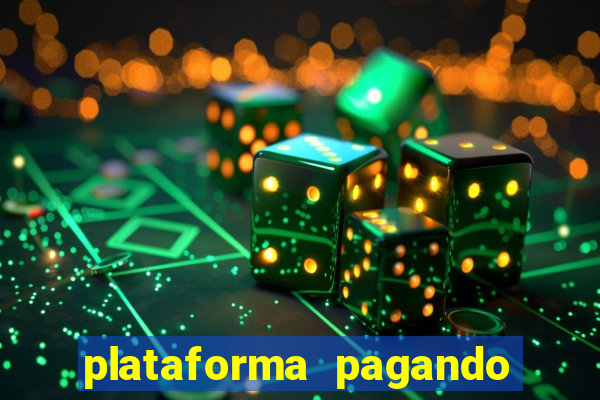 plataforma pagando no cadastro slots